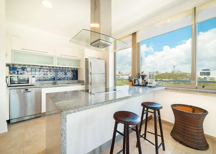 Apartment Doca 303 - 2br With Rooftop Pool & Balcony Playa del Carmen